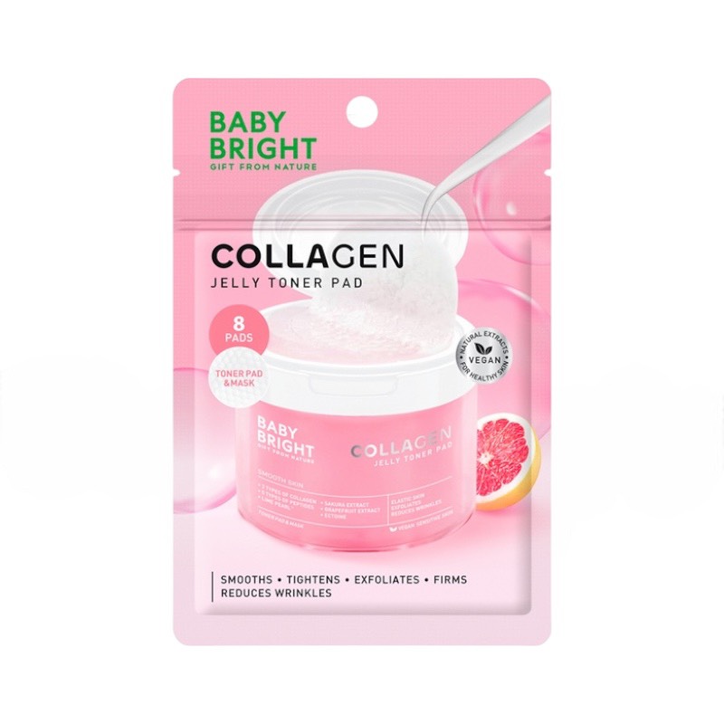 ベビーブライト コラーゲン ジェリートナーパッド（8枚入り/袋）
