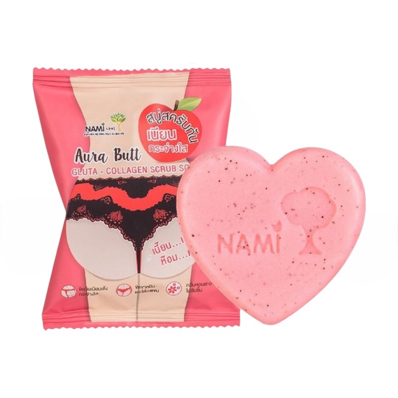 ナミ オーラバット グルタ・コラーゲン スクラブソープ 60g