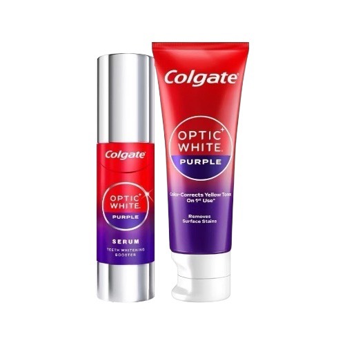 Colgate コルゲート ホワイトニングセット オプティックホワイト パープルセラム