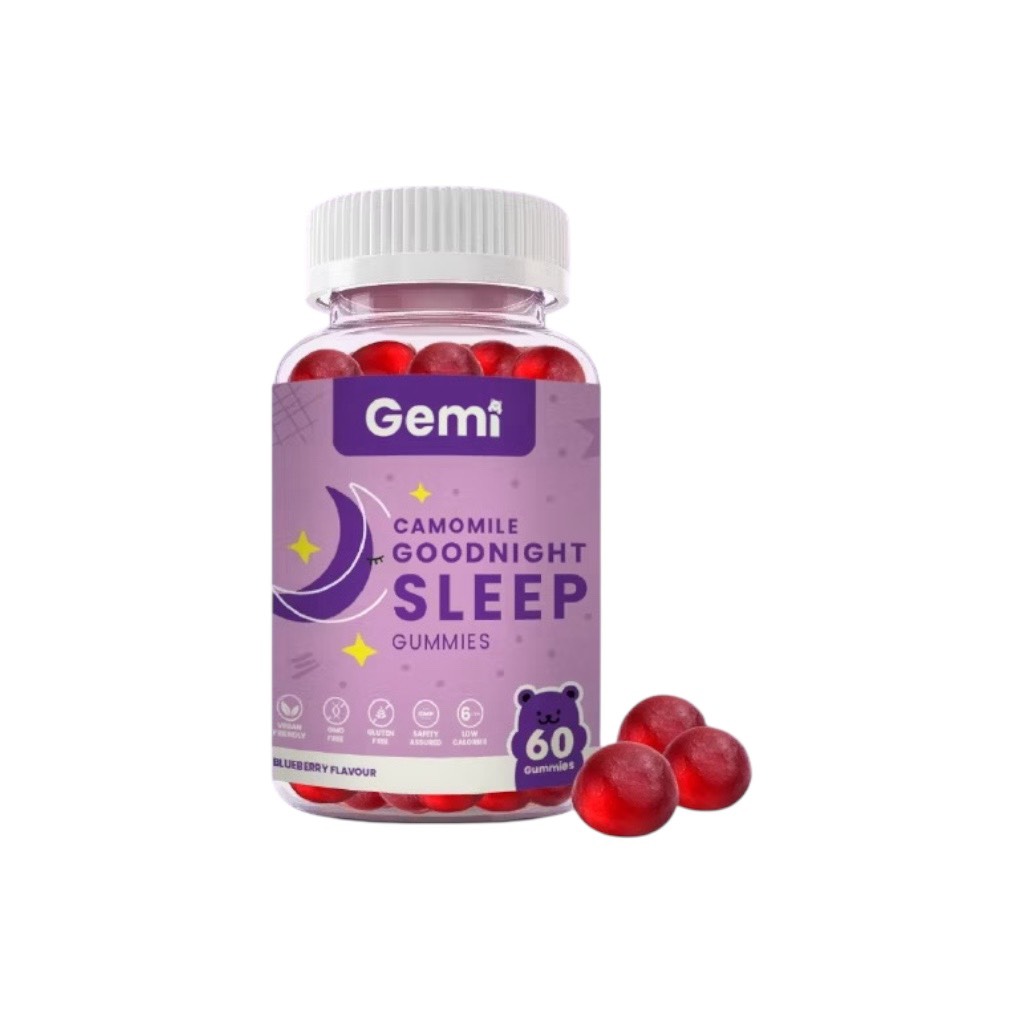 Gemi メラトニン カモミール・グッドナイト スリープグミ60粒