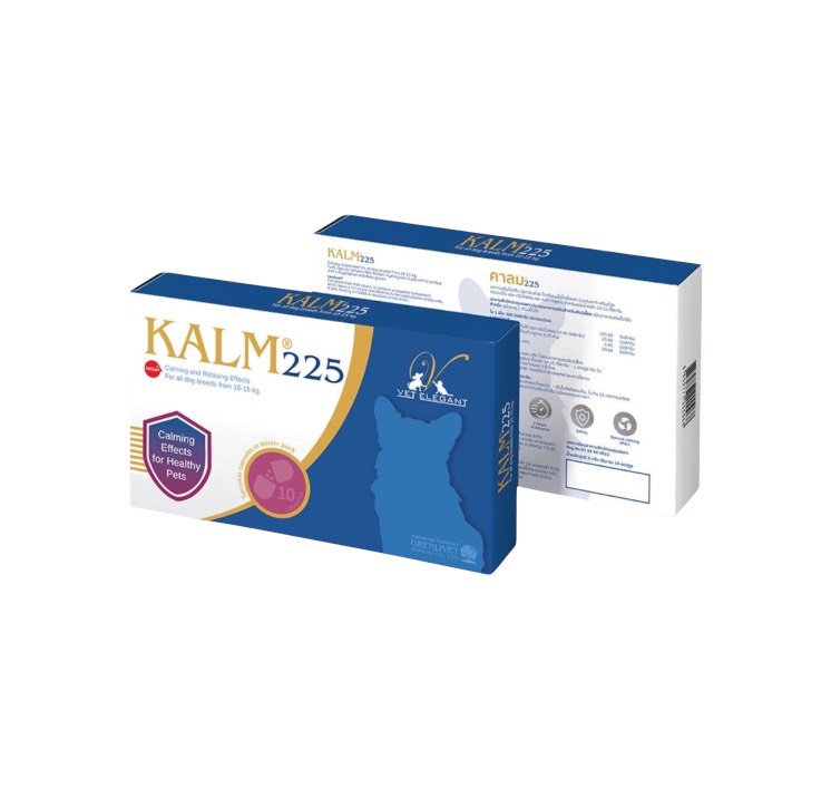 KALM225 犬猫用ストレスケアサプリ （10カプセル） 10-15kg用