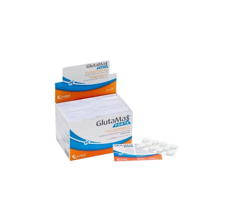Candioli GlutaMax Forte 犬猫用 肝臓サポートサプリ