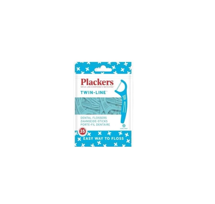 Plackers ツインライン デンタルフロッサー 35本入り